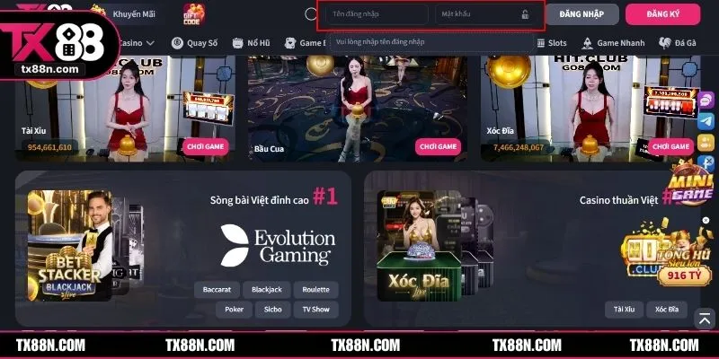 Quy trình truy cập tài khoản chi tiết 